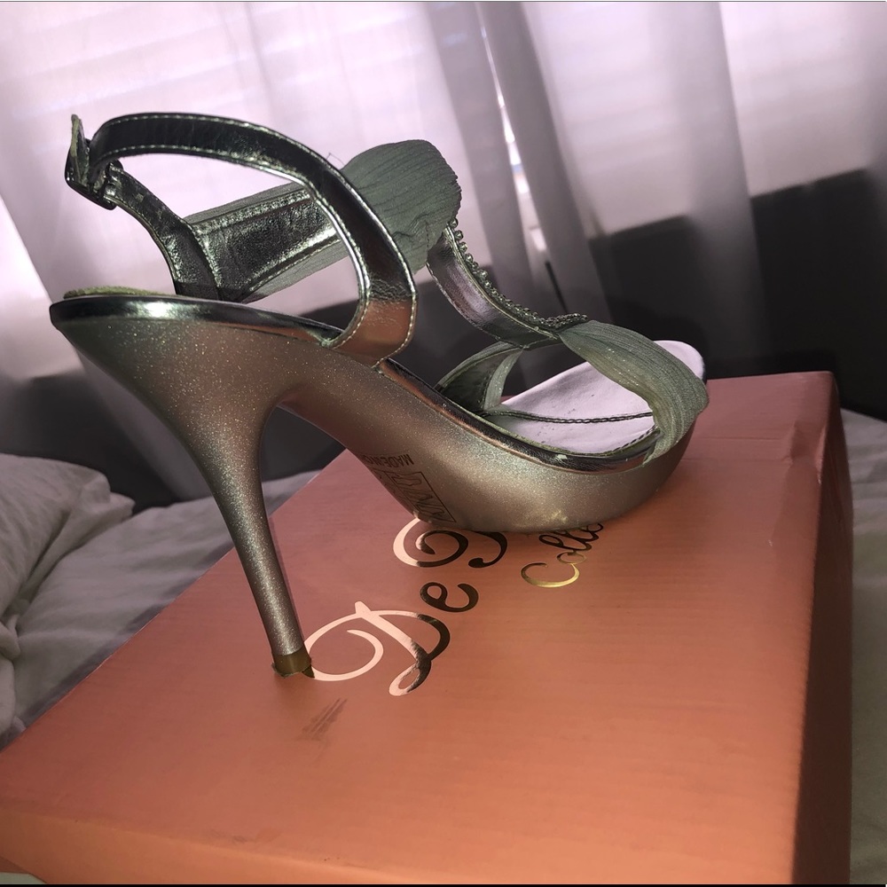 Brand New Silver High Heels